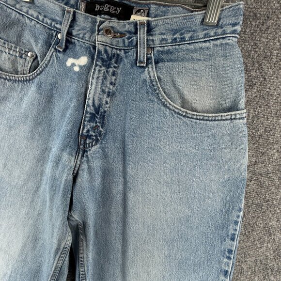 VTG Levi's Blue Jeans Men All Cotton Light Wash Urban Baggy Denim ACTL 30X30 - Picture 3 of 16